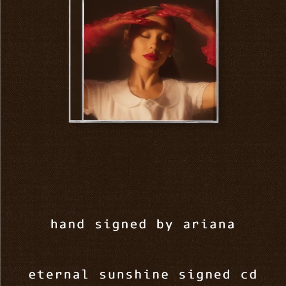 Ariana Grande Eternal Sunshine Signed CD - Picture 3 of 4